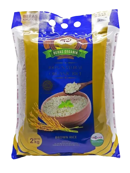 Beras Organik MD Organic Brown Rice 2kg - Tanpa Pestisida